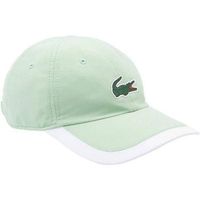 gorra lacoste ligera verde claro blanco