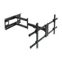 soporte pared monitortv tooq lp4380cl-b 4330 max50kg negro inclinable giratorio
