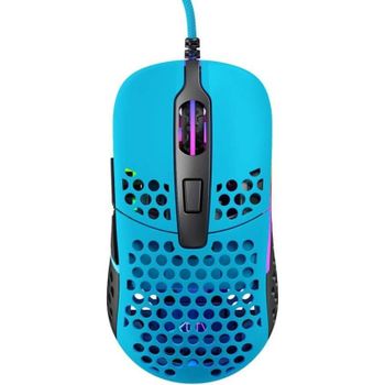 Xtrfy M42 Ratón Óptico Gaming Ambidextro USB 16000DPI Azul