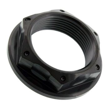 Tuerca de husillo de rueda M25x1.25 inox negro