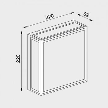 Plafón led para exteriores bachelor (14w)