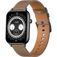 colmi c28 bluetooth 193 negro correa marron l resistente al agua ip68 pulsometro