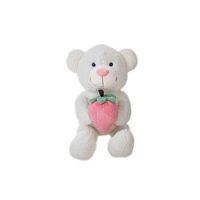 oso fresi 110 cm 3 col- blanco marron rosa