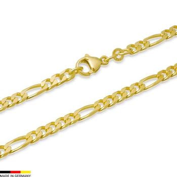 Pulsera figaro oro de 8 quilates 21cm