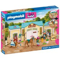 playmobil gran club de equitacion juego de figuras 4 anos - 72127