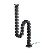 organizador vertebral de cables neomounts ads06-132bl con fijacion magnetica