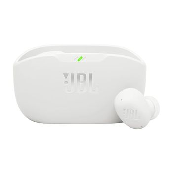 Auriculares JBL inalámbricos Bluetooth True Wireless con Cancelación de Ruido blancos