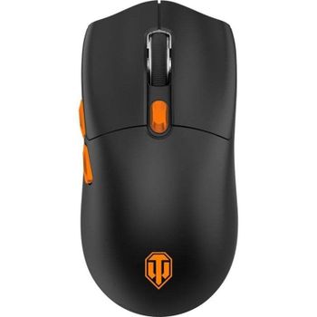 Ratón Yenkee YMS WT300 Inalámbrico 10000 DPI Negro Naranja 7 Botones
