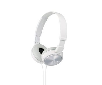 Sony MDR-ZX310W - Auriculares de diadema cerrados (sin micrófono), blanco/gris