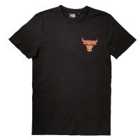 camiseta chicago bulls new era water print negra