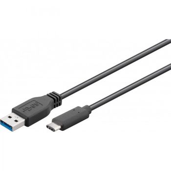 Goobay Cable USB-C a USB-A 3.0 Macho/Macho 0.5m Negro