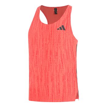 adidas adizero  Camiseta de running Hombres - coral