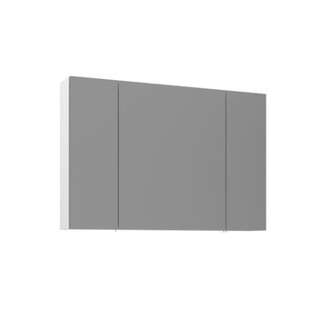 Mueble De Baño Con Espejo  - 97 X 16 X 66 Cm - Blanco Mate
