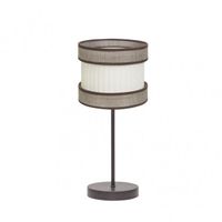 sobremesa marronbeis modelo home pequena 1xe14 fabrilamp