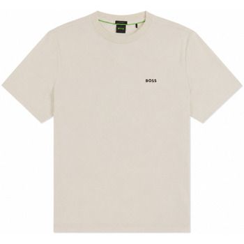 BOSS Camiseta Crew Neck Tee T-Shirt Beige para hombre