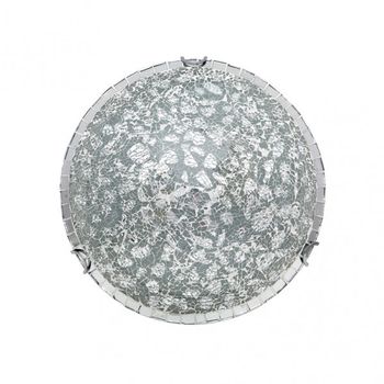 FABRILAMP Lampara Plafon de 2 luces modelo Tenor color Cromo Mosaico