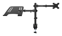 soporte mesa monitor y portatil coolbox mp01 17-32 8kg negro 2 brazos