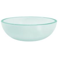 lavabo de bano moderno  lavabo de vidrio templado esmerilado 35x12 cm