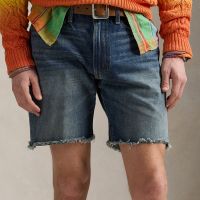 polo ralph lauren classic fit rigid denim shorts - w30l32
