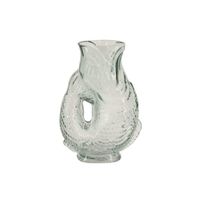 jarron de vidrio forma pez 24cm