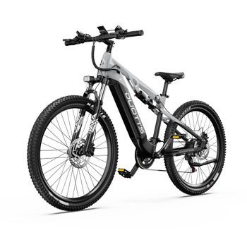 Bicicleta Electrica Duotts E29, Bateria 48v13.5ah, Ruedas 27.5*2.6 Maxxis, Uso Urbano Y Rutas, Color Plata Blanco