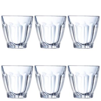Juego de 6 vasos chupito vidrio templado 9 cl