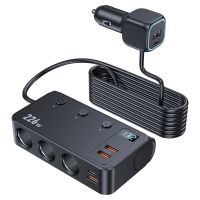cargador de coche usb pd de 9 puertos c33 226w divisor de encendedor de cigarrillos 4 usb-a2 usb-c3 cigarrillos compat