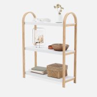 umbra bellwood free standing 3 shelves - natural