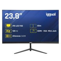 monitor iggual ml24s 238 fullhd 120hz ips frameless altavoces 1ms vesa