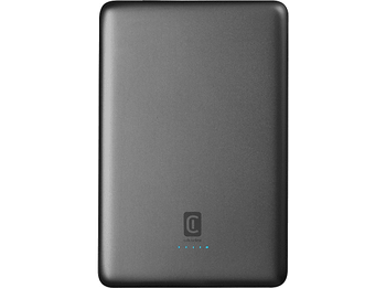 Powerbank - CellularLine Mag Lite, 10000mAh, Inalámbrico, 7.5 W, Hasta 72 horas de carga, USB C, MagSafe, Gris