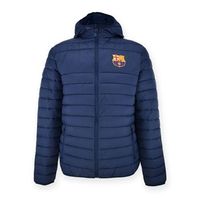 chaqueta fc barcelona adulto acolchada navy