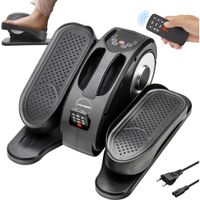 pinners mini eliptica electrica portatil con mando a distancia pantalla lcd 3 programas y 5 velocidades para ejercicio en casa ideal para mayores