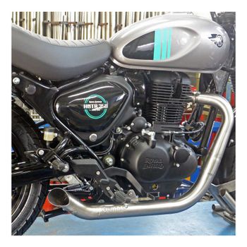 Sistema de escape Royal Enfield Hunter 350 Mass Hot Rod