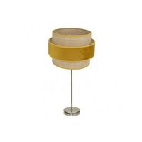 sobremesa alto reyes 1xe27 cueronatural-yema 64x30x30 cm