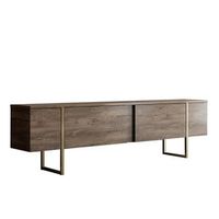 soporte de tv de madera luxe - 180 x 30 x 50 cm - nogaloro