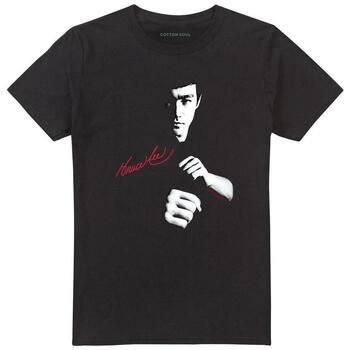 Bruce Lee Camiseta The Dragon Awaits para mujer
