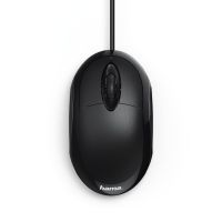 hama mc-100 raton con cable 1000dpi negro