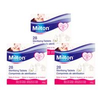 milton sterilising tablets triple pack