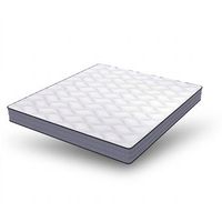 colchon 180x200 muelles ensacados firmeza h3 colchon ergonomico 7 zonas espuma viscoelastica blanco y gris