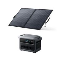 kit estacion de energia anker solix c1000x gen 2  panel solar bifacial 200 w