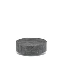 mesa de centro redonda 1 85 x 85 x 28 h en piedra fosil gris