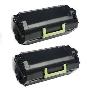 Compatible Multipack Lexmark MX812dme Printer Toner Cartridges (2 Pack) -62D2H00