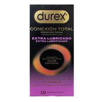 durex conexion total extra lubricado 10 preservativos