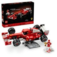 lego icons ferrari f2004 y michael schumacher juguete de construccion 18 anos - 11375