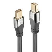 lindy 36307 cable displayport 2 m mini displayport gris