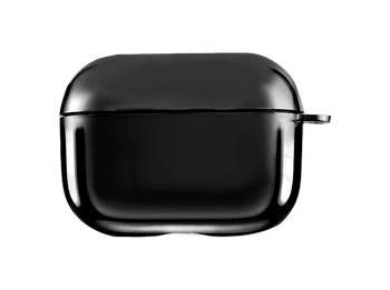 Funda estuche de carga auriculares - ISY IEC-2400-BK Airpods Pro Case, Compatible con Appel AirPods Pro, LED frontal visible, Negro