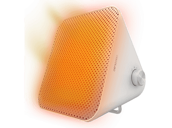 Calefactor cerámico - Cecotec ReadyWarm 1500 Max Ceramic Design White, W, 3 modos, 15 m², Termostato regulable, Ligero, Blanco