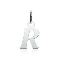 colgante plata 925 letra r