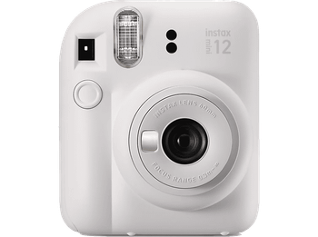 Cámara instantánea - Fujifilm Instax Mini 12, 62× 46 mm, Flash, Blanco arcilla