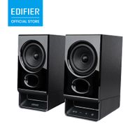 altavoces para computadora edifier r20bt controladores de rango completo de 275 bluetooth 60 controles tactiles entradas aux y usb-c luz ambiental app